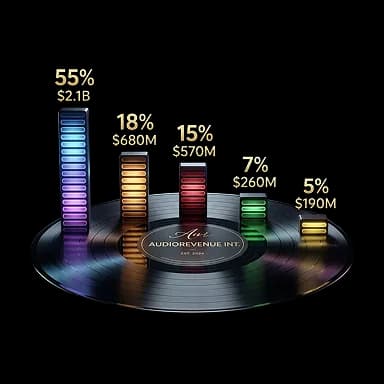 Artist funding and revenue illustration from Autodhun brand assets.