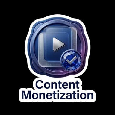 YouTube Content ID and connected service icons.