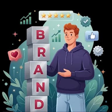 Music marketing and branding illustration.